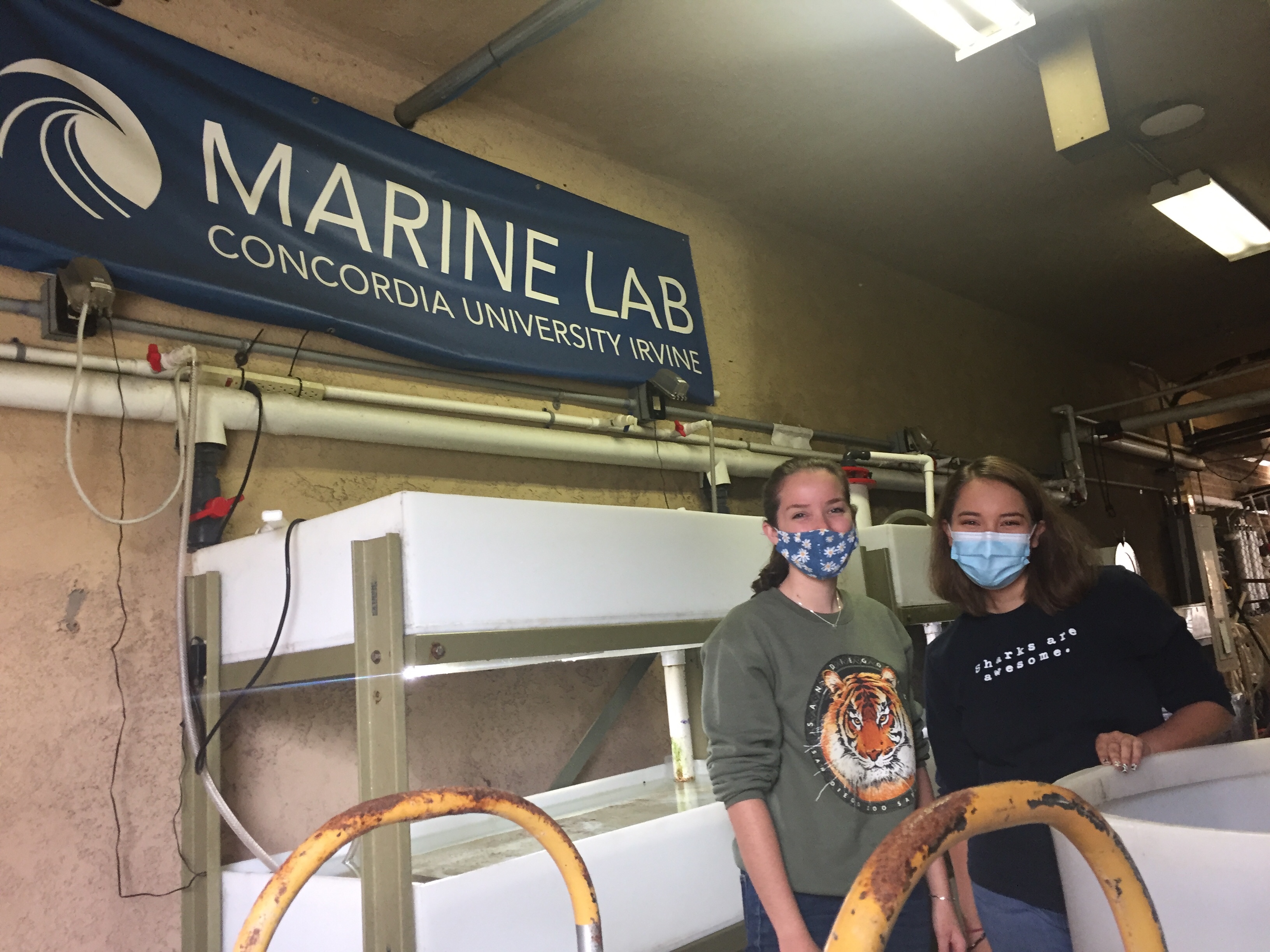 Students use the Marine Lab for research of Pismo Clams 